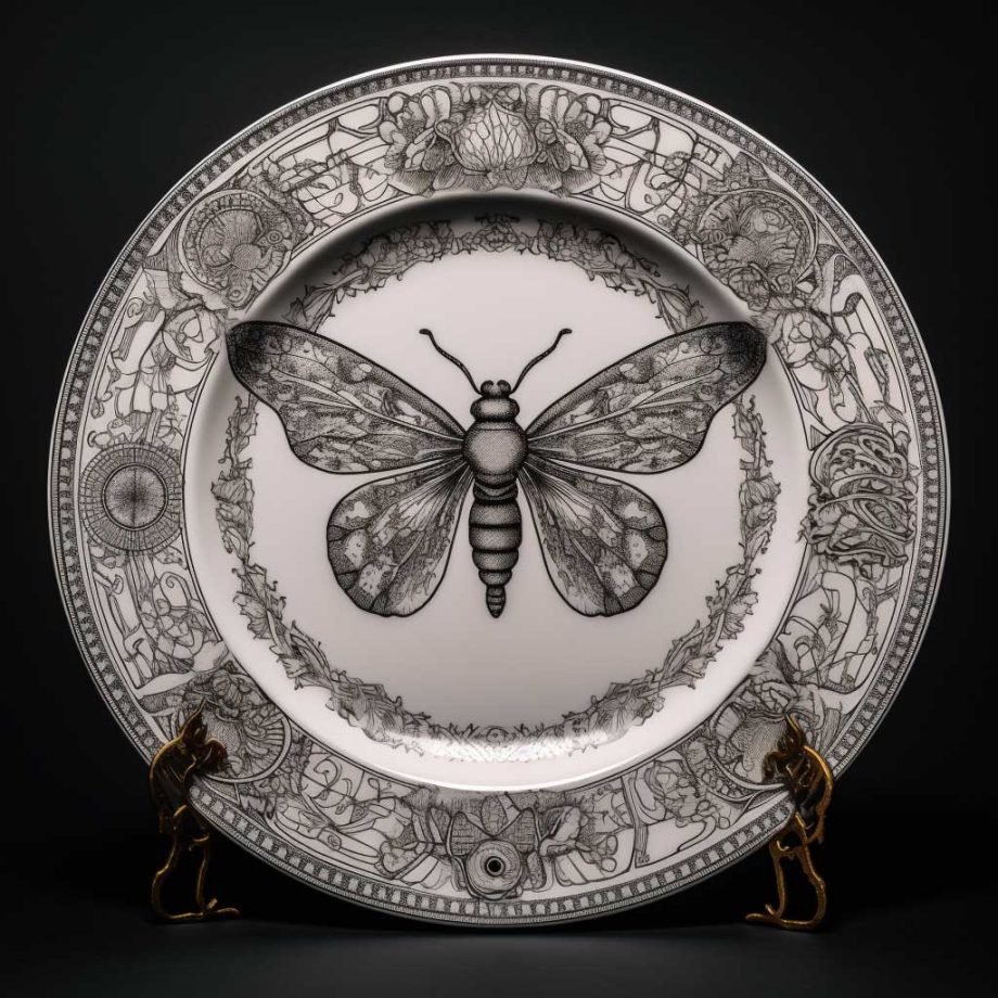 Butterfly Plate Mori